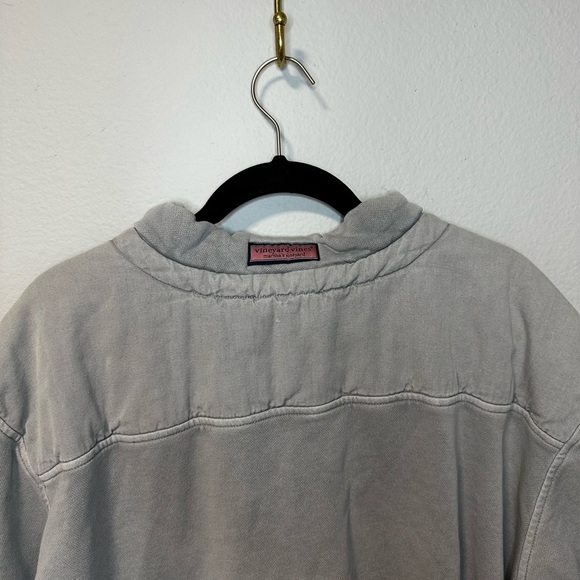 Vineyard Vines Men's Light Gray Zip-Up Sweater - Picture 7 of 7